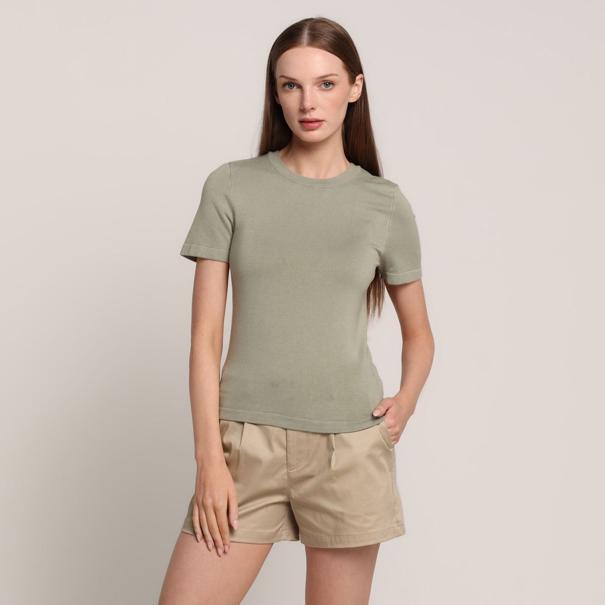 BASEMENT - Camiseta Mujer de Rayas Basement 