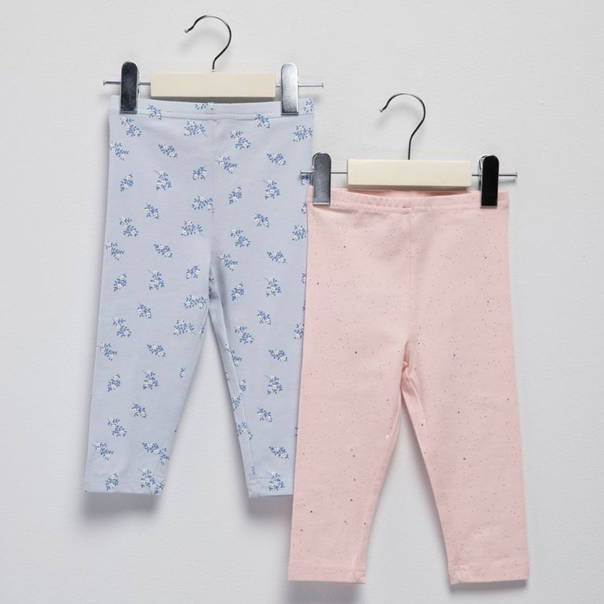 YAMP - Legging para Bebé niña Pack de 2 unidades de Algodón Yamp