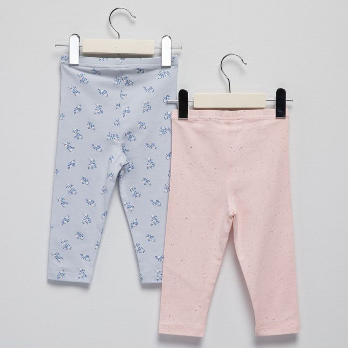 YAMP - Legging para Bebé niña Pack de 2 unidades de Algodón Yamp