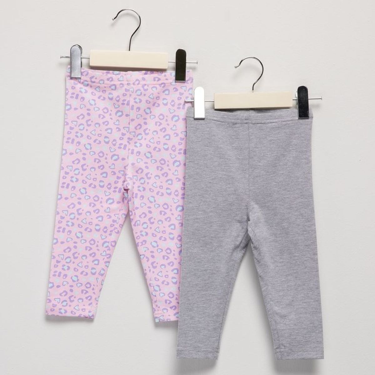 YAMP - Legging para Bebé niña Pack de 2 unidades de Algodón Yamp