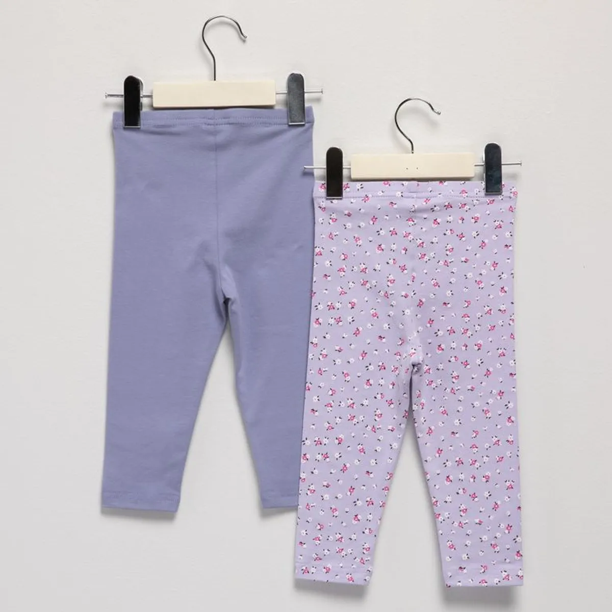 YAMP - Legging para Bebé niña Pack de 2 unidades de Algodón Yamp