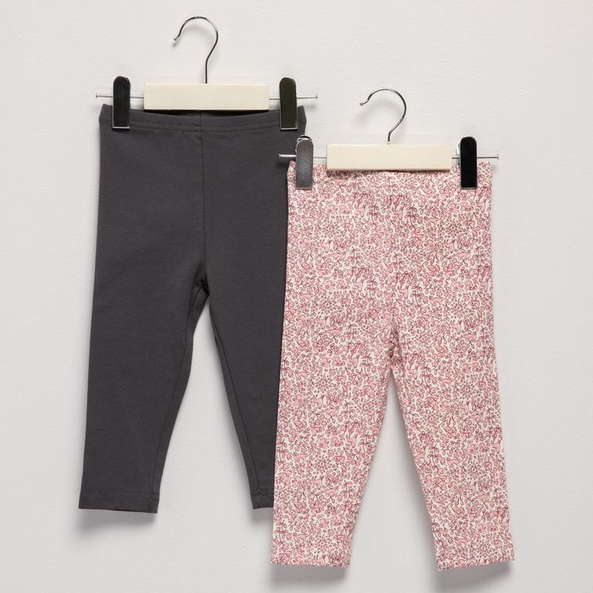 YAMP - Legging para Bebé niña Pack de 2 unidades de Algodón Yamp