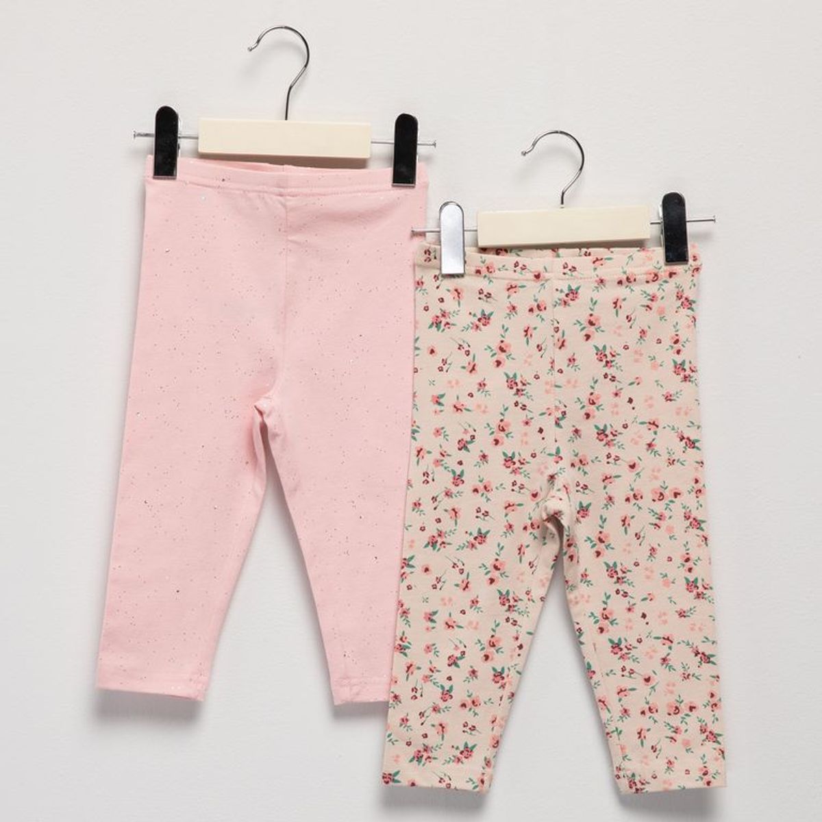 YAMP - Legging para Bebé niña Pack de 2 unidades de Algodón Yamp