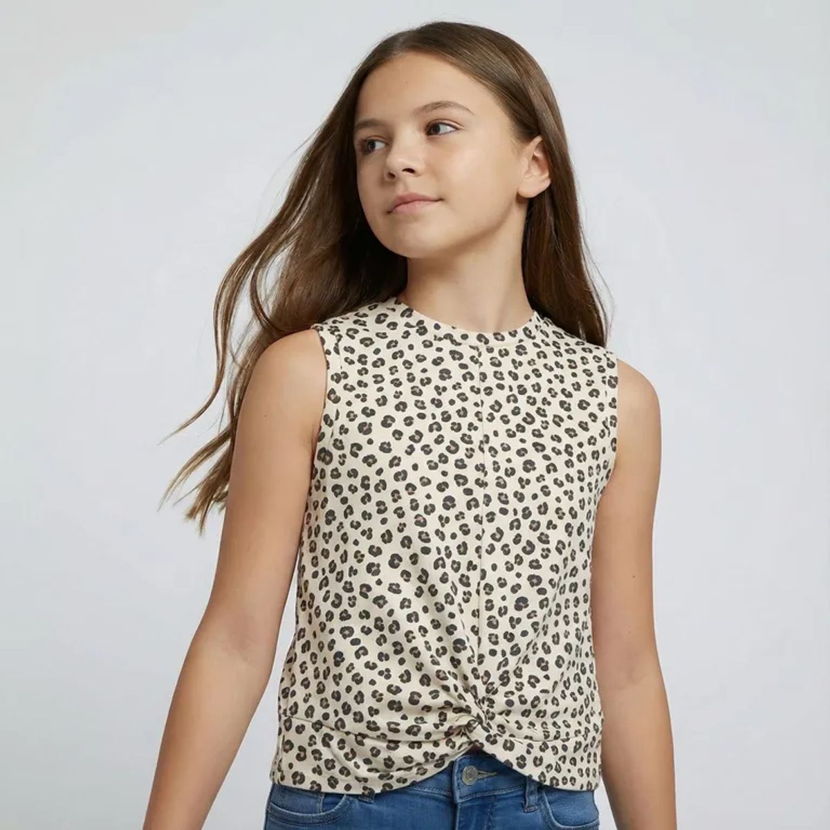 ELV - Camiseta para Niña de Algodón Elv