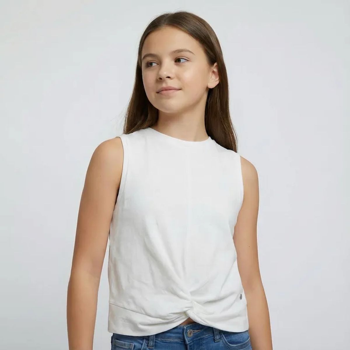 ELV - Camiseta para Niña de Algodón Elv