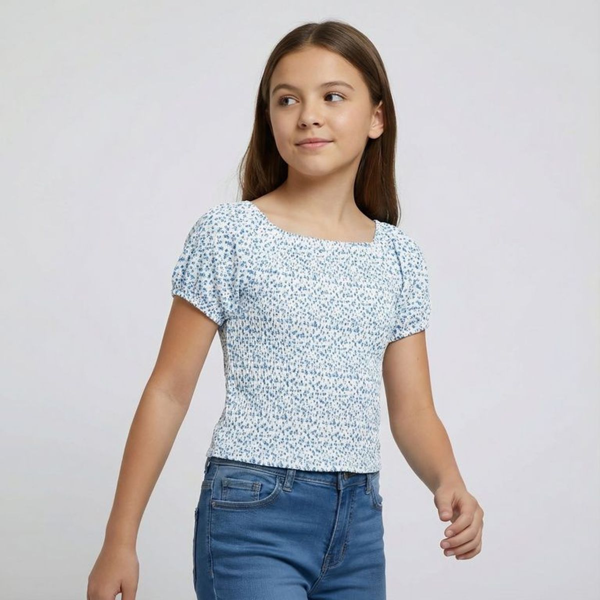 ELV - Blusa para Niña Manga corta Elv