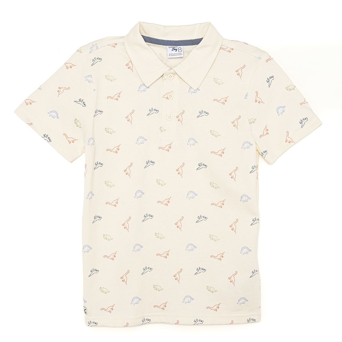 YAMP - Camiseta polo para Niño con Estampado Manga corta de Algodón Yamp