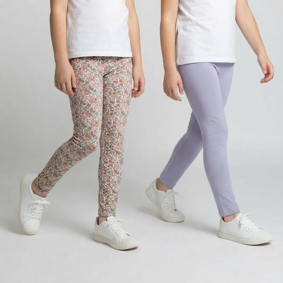 YAMP - Leggings para Niña Pack de 2 unidades de Algodón Yamp