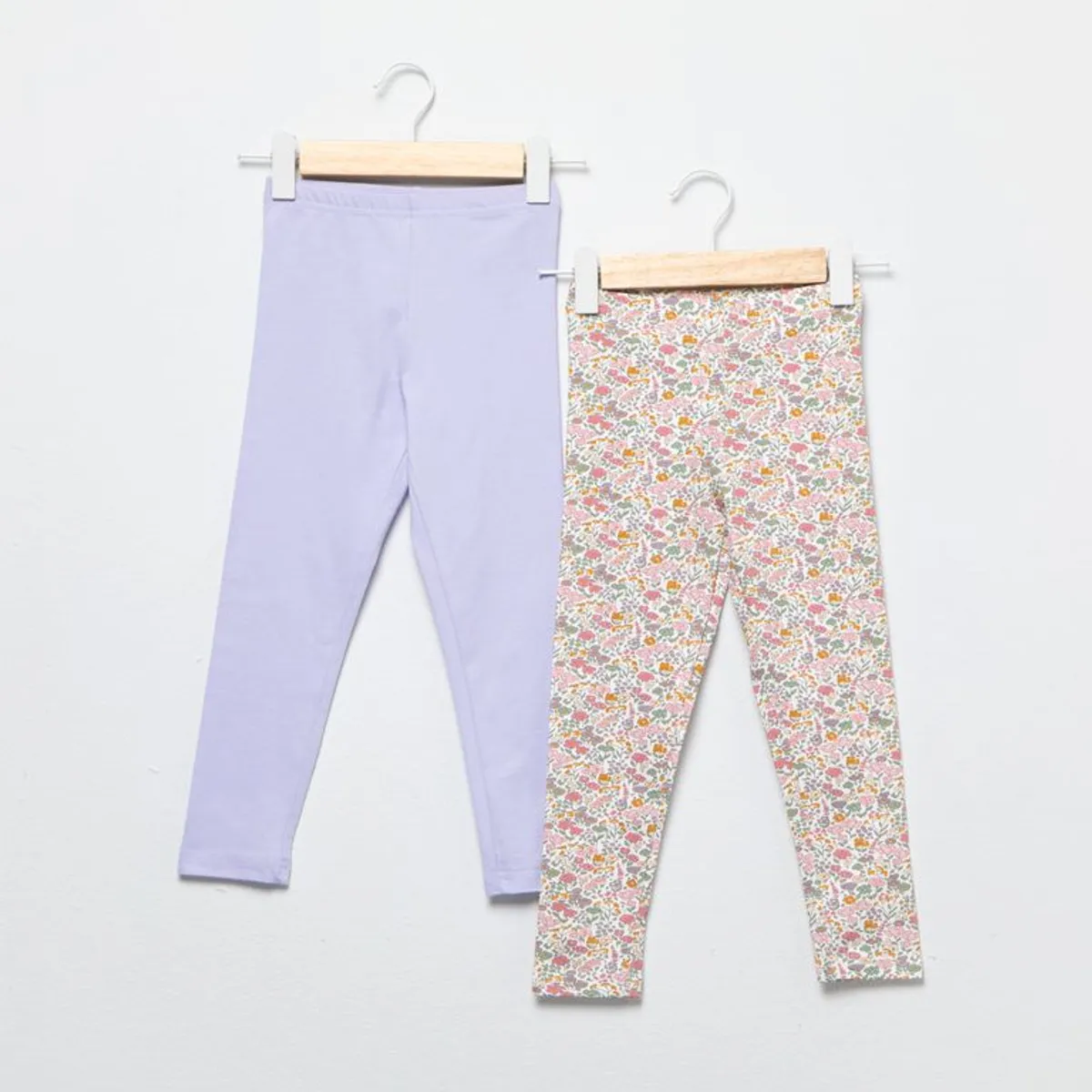 YAMP - Leggings para Niña Pack de 2 unidades de Algodón Yamp