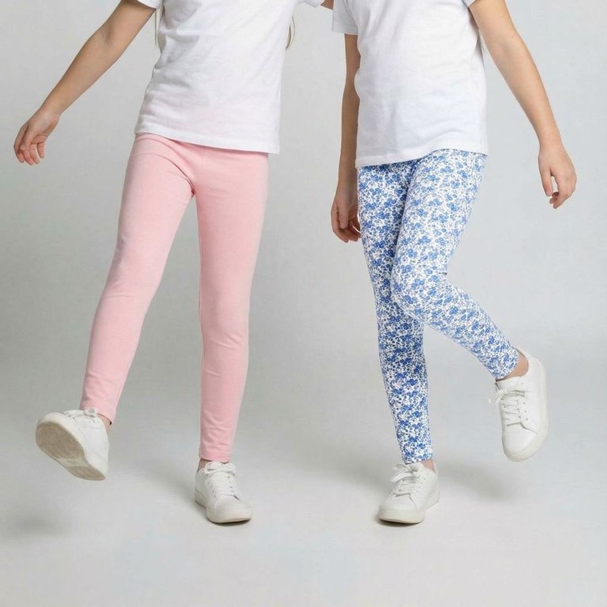 YAMP - Leggings para Niña Pack de 2 unidades de Algodón Yamp