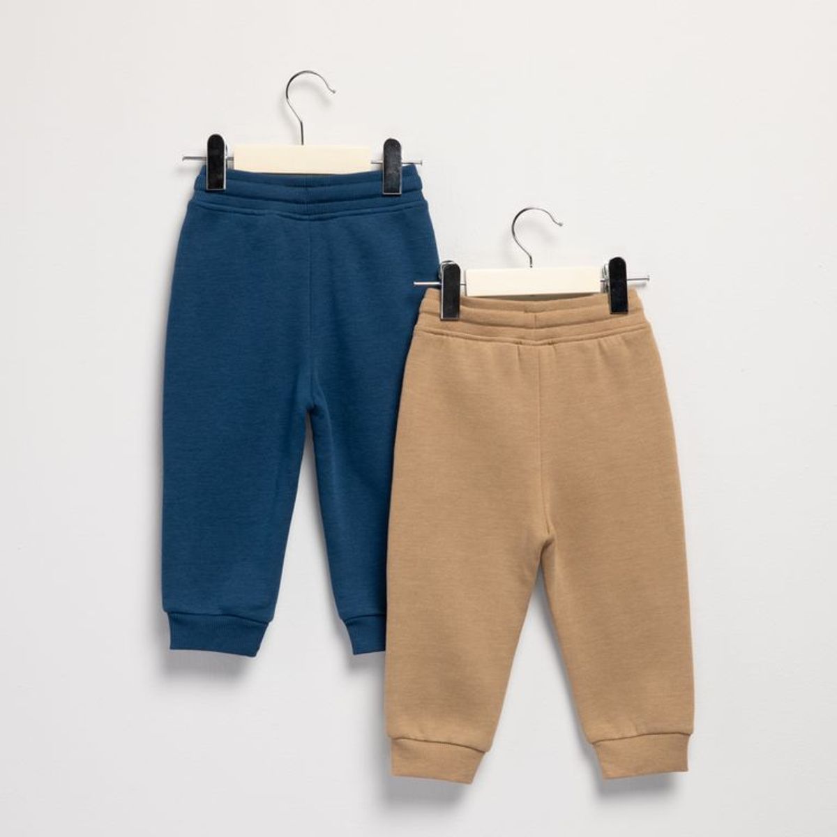 YAMP - Jogger Cintura elásticada para Bebé niño Pack de 2 unidades Liso de Algodón Yamp