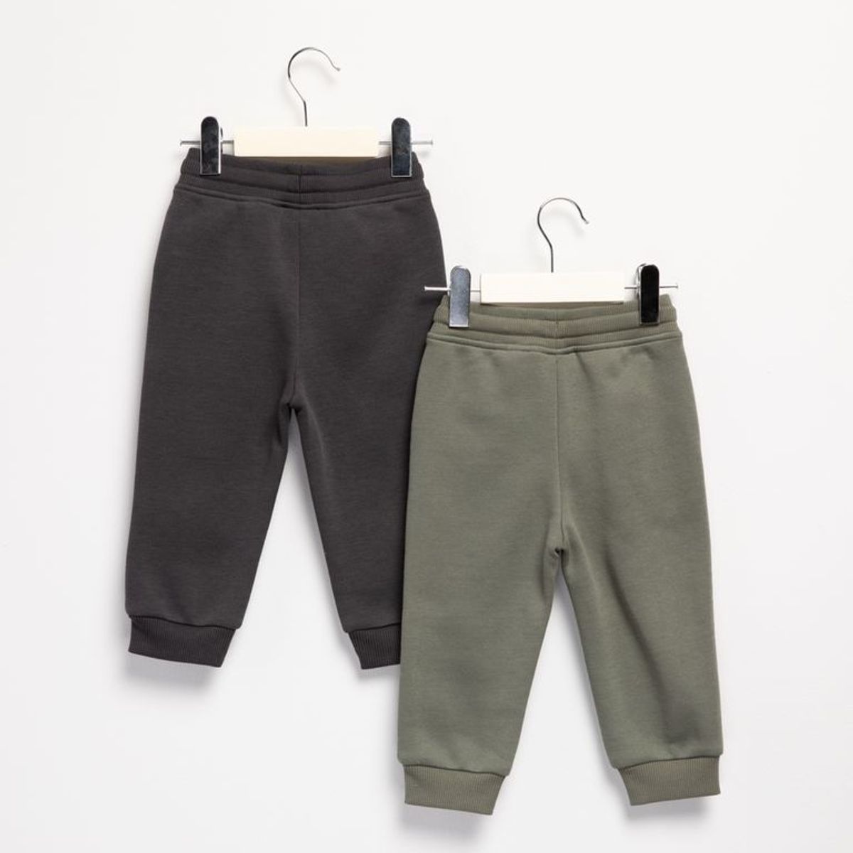 YAMP - Jogger Cintura elásticada para Bebé niño Pack de 2 unidades Liso de Algodón Yamp