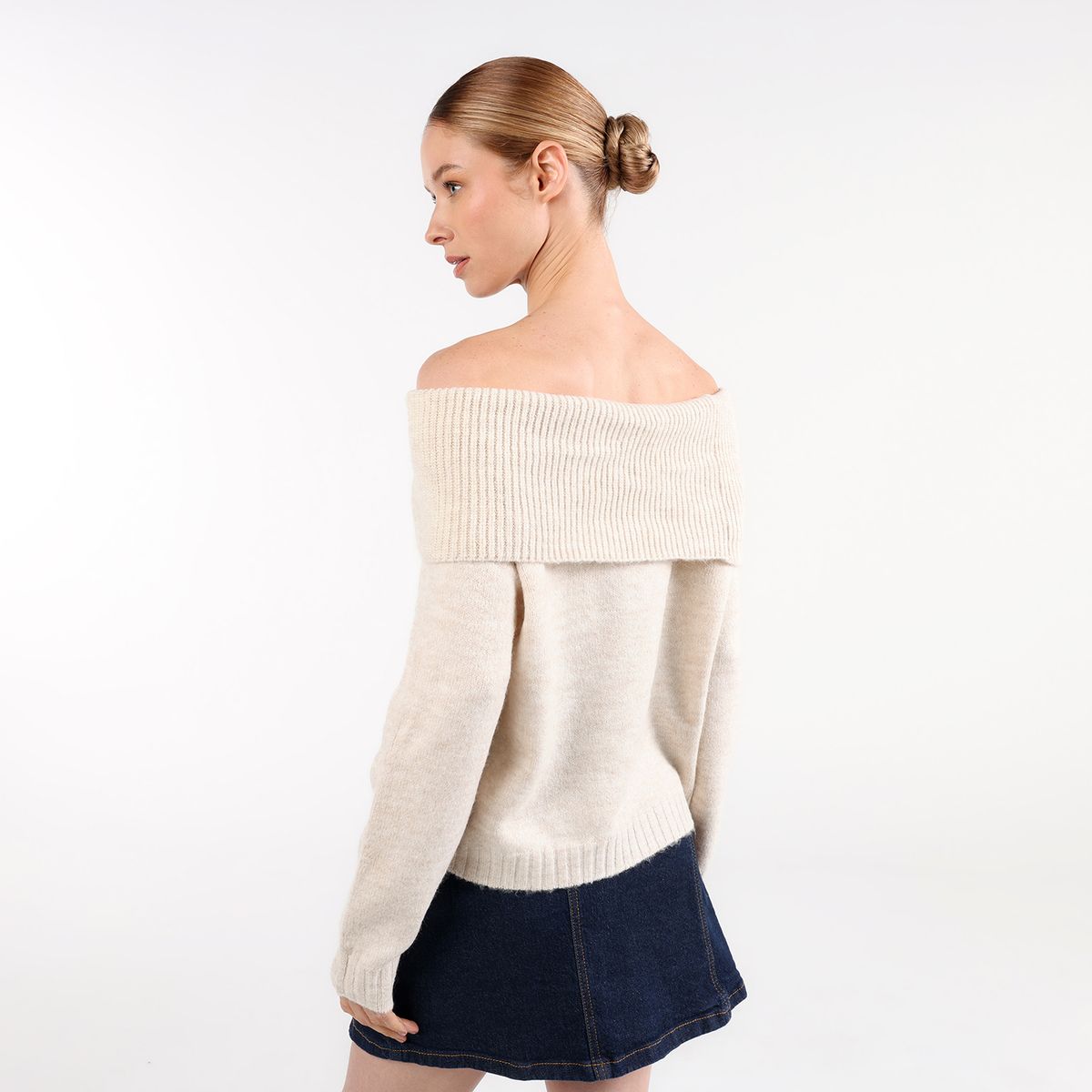 BASEMENT - Saco Mujer Tejido Basement