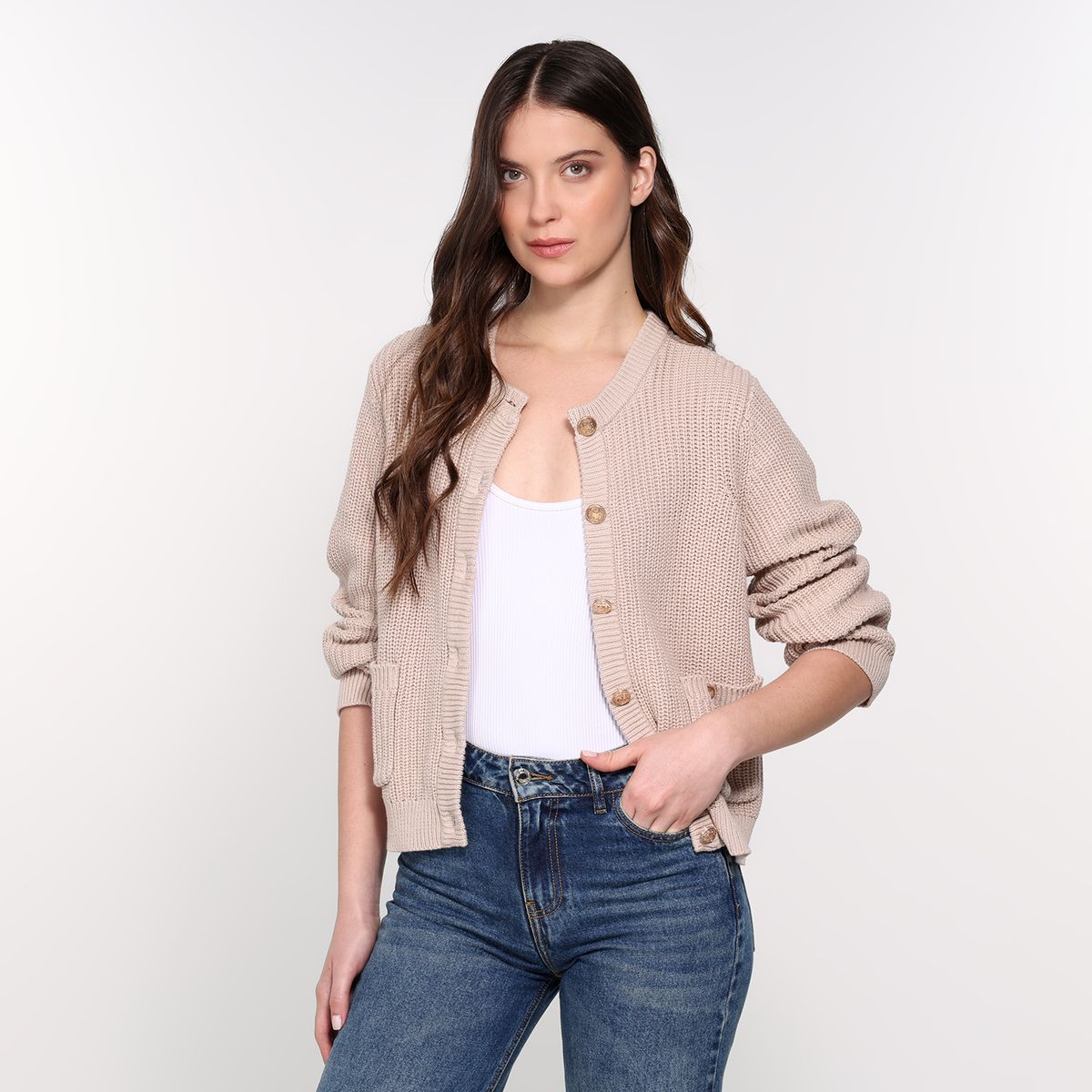 BASEMENT - Cardigan Mujer Basement 