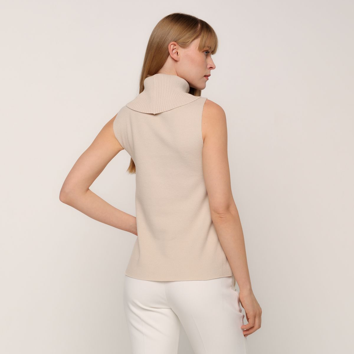 BASEMENT - Blusa Mujer Tejido Sin mangas de Algodón Basement 