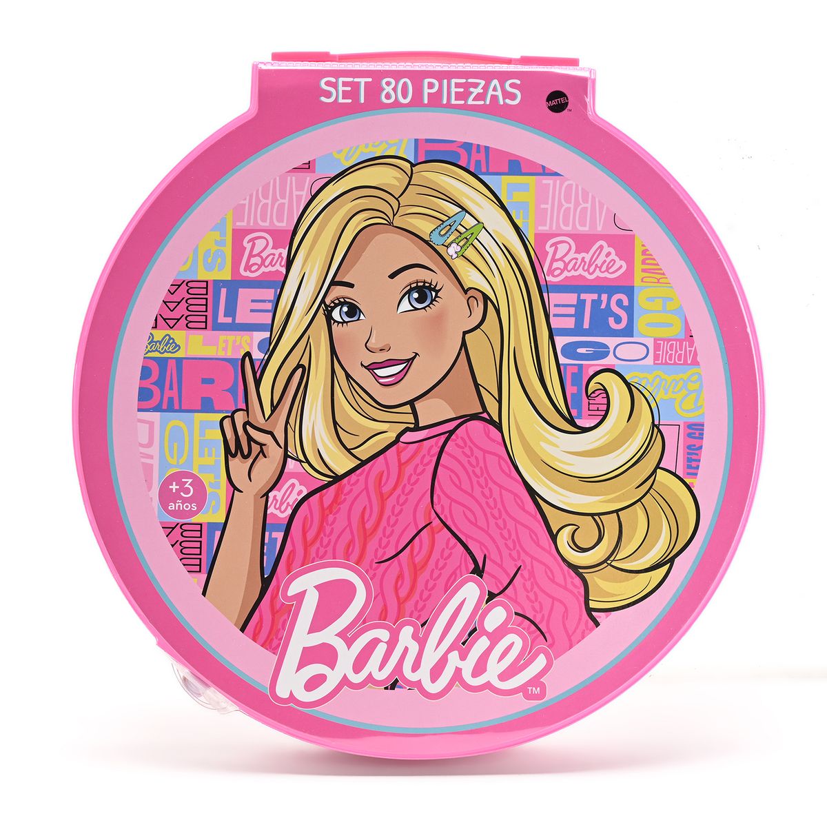 BARBIE - Set de útiles escolares mini maleta Barbie Inlcuye accesorios Barbie