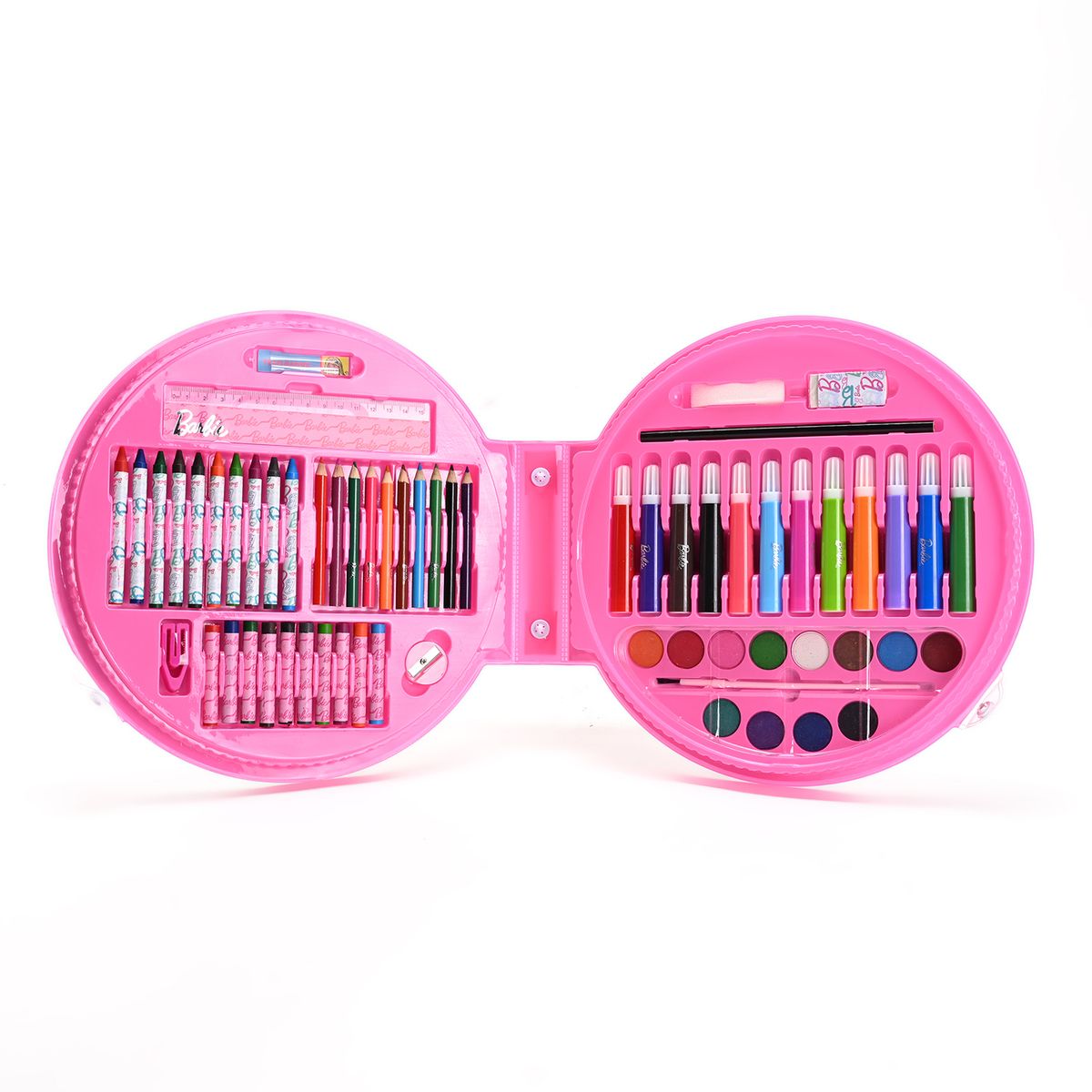 BARBIE - Set de útiles escolares mini maleta Barbie Inlcuye accesorios Barbie