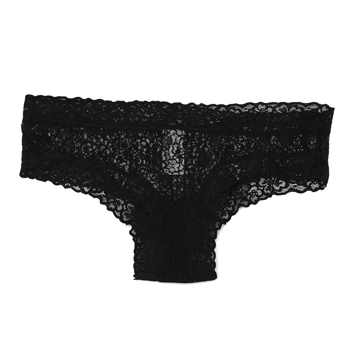 SYBILLA - Cachetero Con Encaje de Algodón para Mujer Sybilla