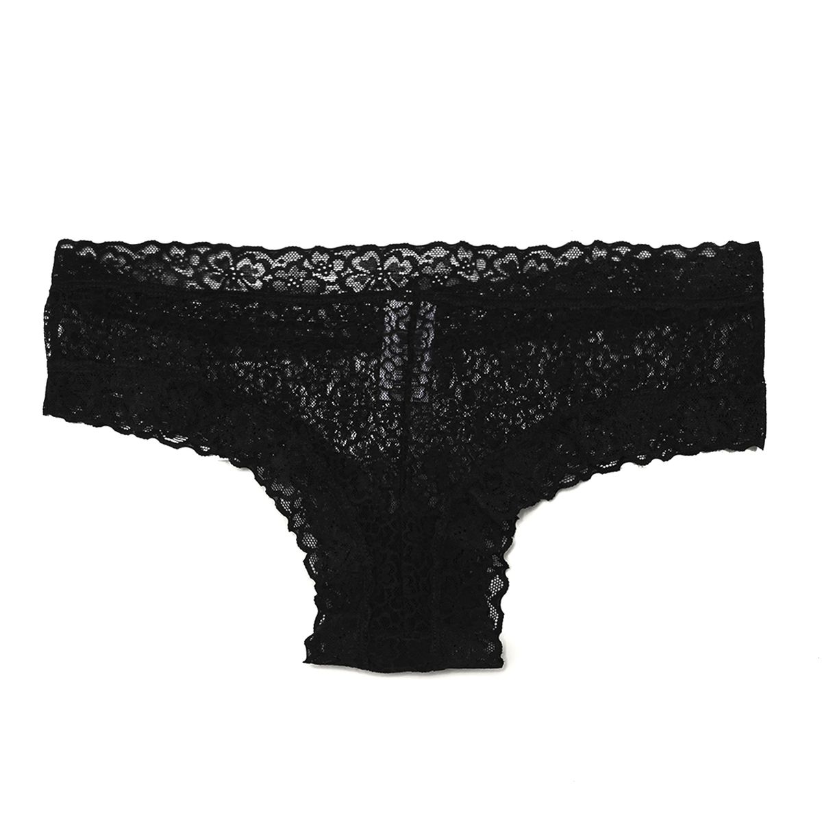 SYBILLA - Cachetero Con Encaje de Algodón para Mujer Sybilla