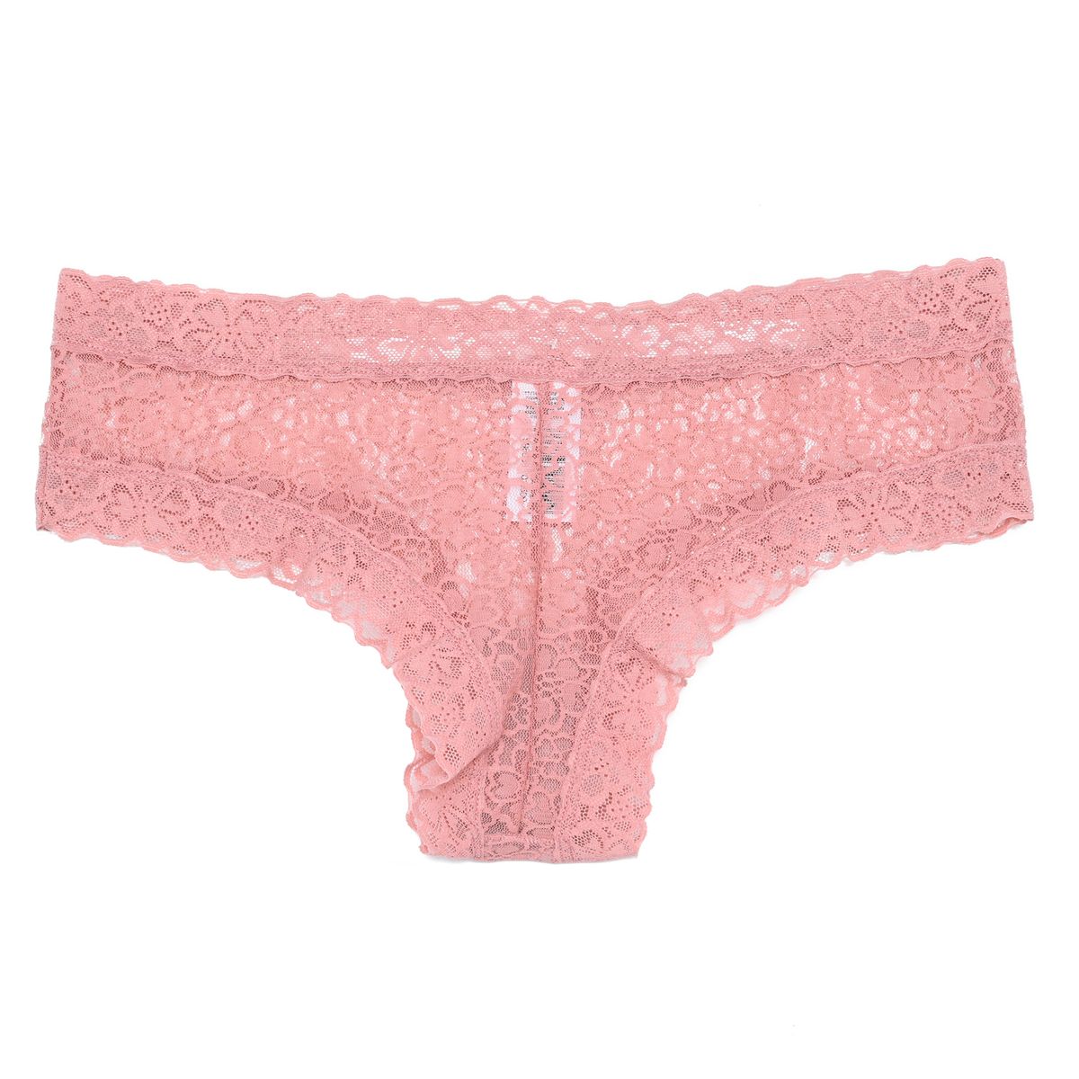 SYBILLA - Cachetero Con Encaje de Algodón para Mujer Sybilla