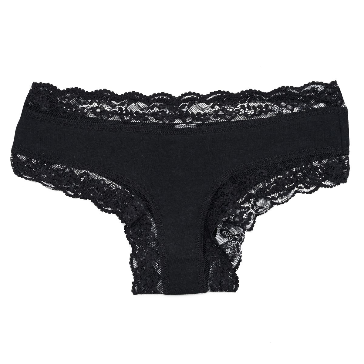 SYBILLA - Panti Clásico Con Encaje de Algodón para Mujer Sybilla 