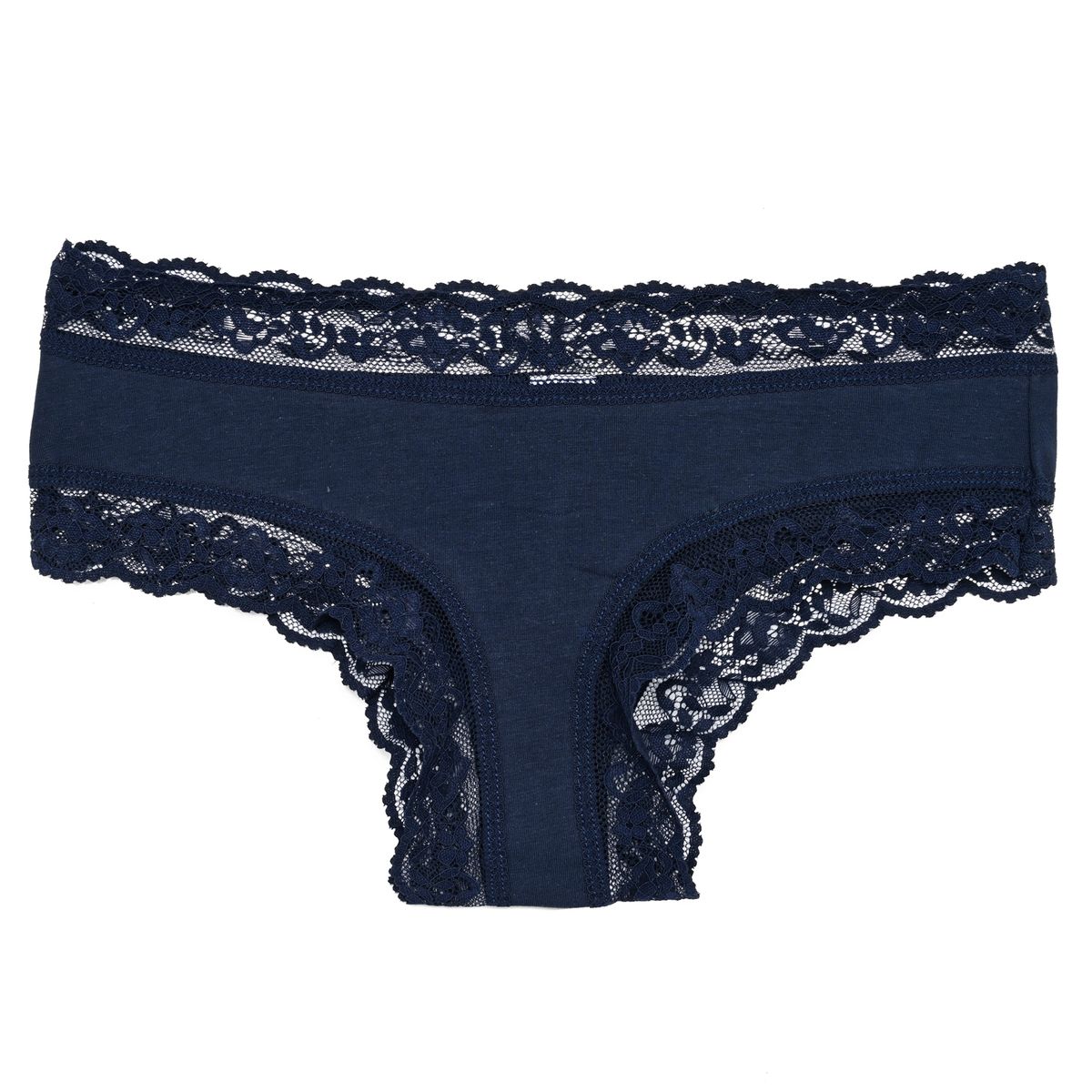 SYBILLA - Panti Clásico Con Encaje de Algodón para Mujer Sybilla 
