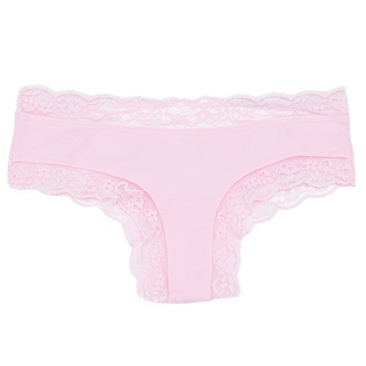 SYBILLA - Panti Clásicos Con Encaje de Algodón para Mujer Sybilla