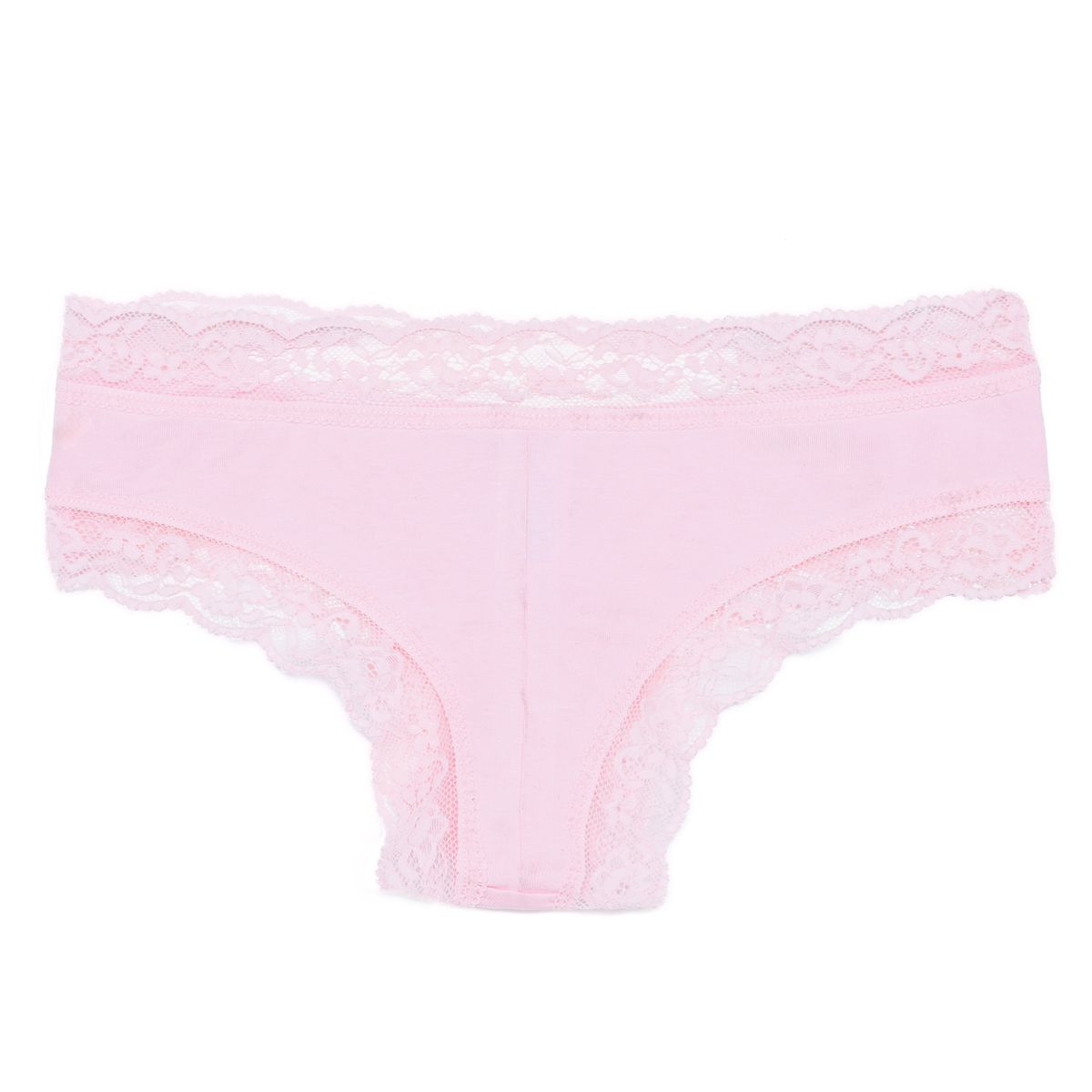 SYBILLA - Panti Clásicos Con Encaje de Algodón para Mujer Sybilla