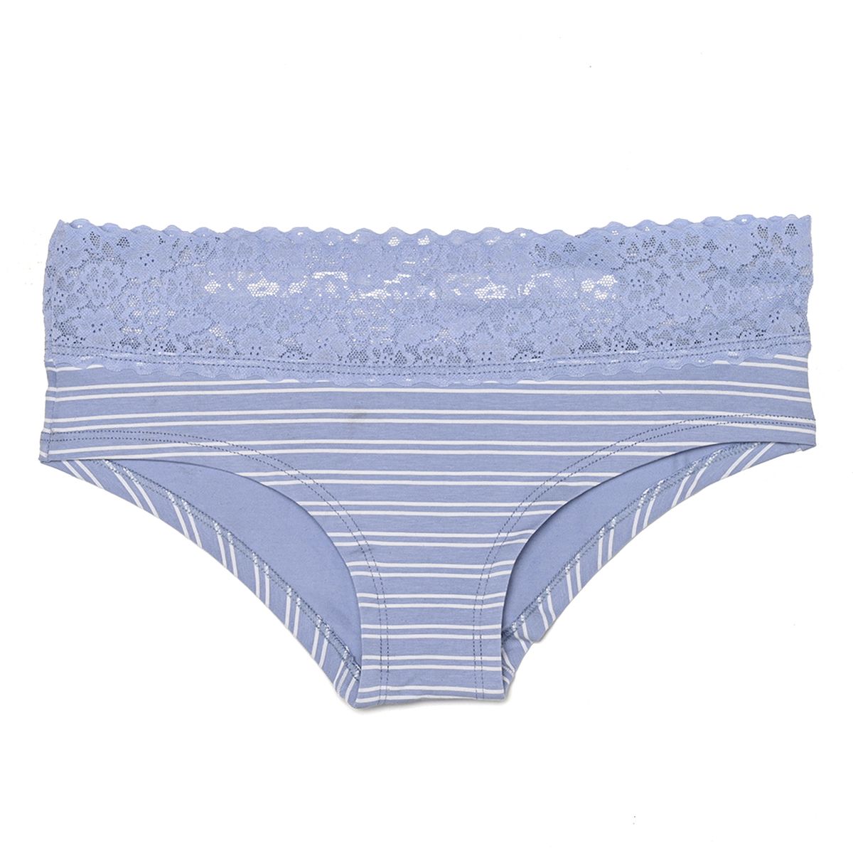 SYBILLA - Panti Clásicos Con Encaje de Algodón para Mujer Sybilla