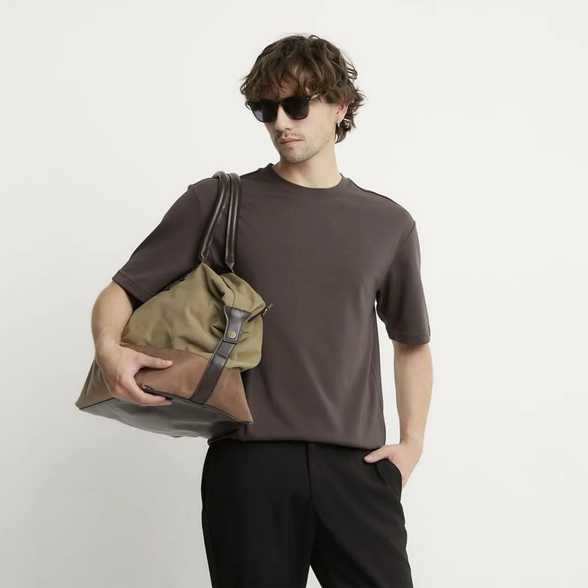 BASEMENT - Camiseta Hombre de Algodón Basement
