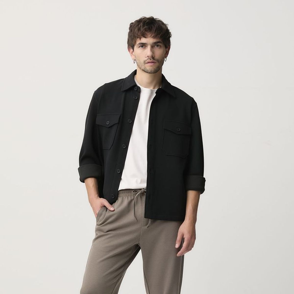 BASEMENT - Chaqueta Hombre de Algodón Basement