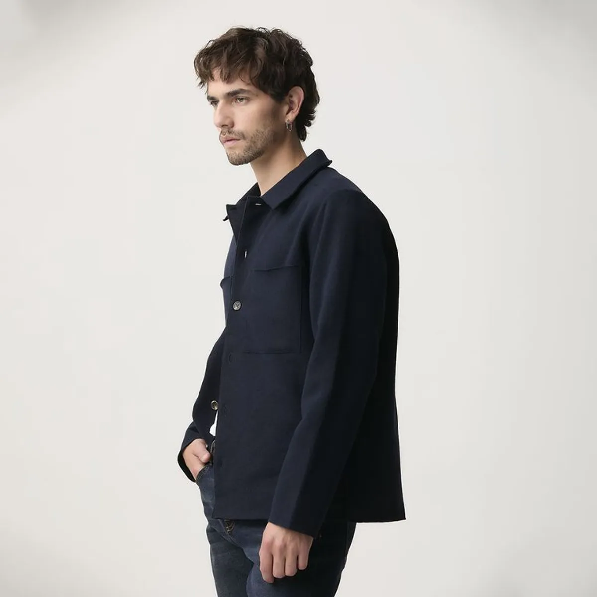 BASEMENT - Chaqueta Hombre Lana Basement 