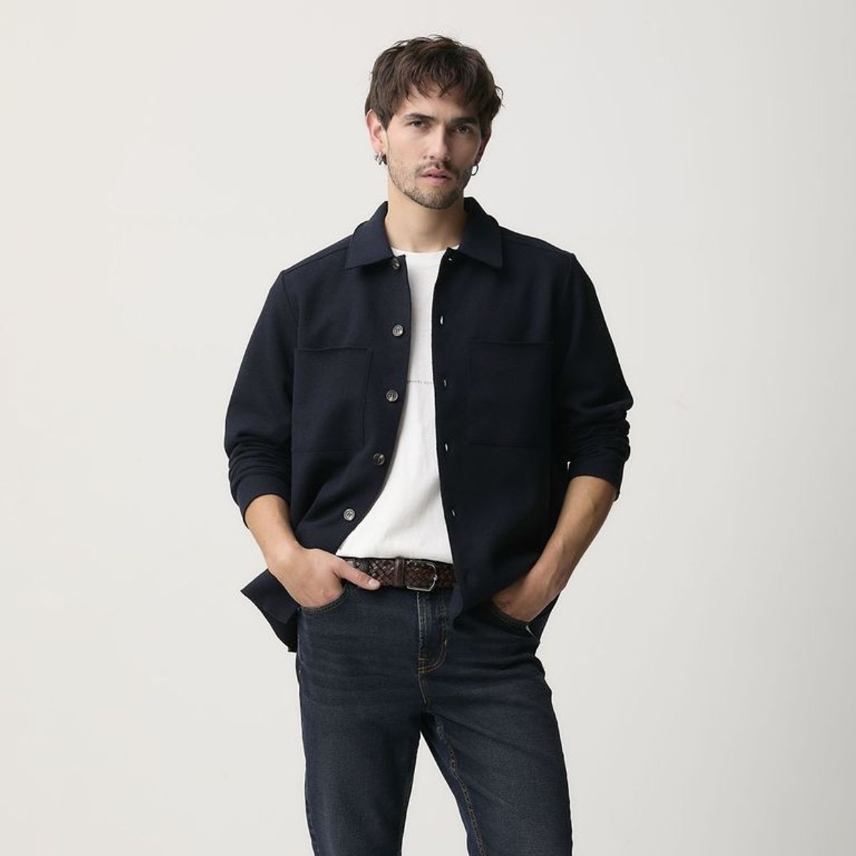 BASEMENT - Chaqueta Hombre Lana Basement 