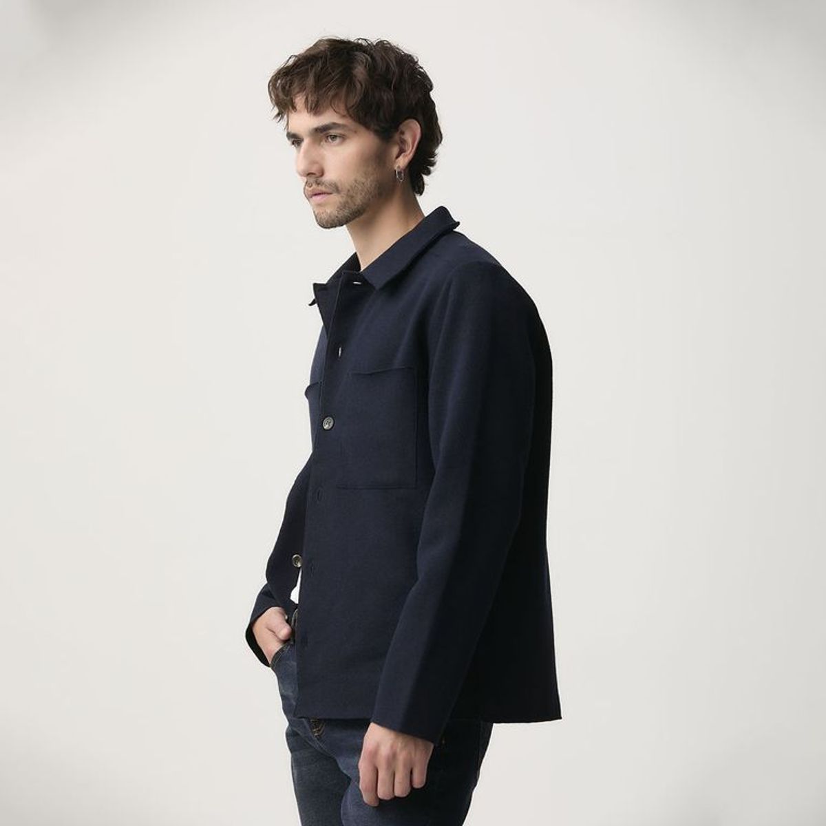 BASEMENT - Chaqueta Hombre Lana Basement 