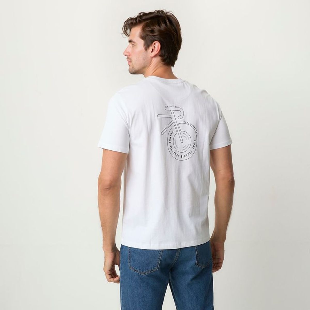 NEWPORT - Camiseta Hombre Manga corta con Estampado de Algodón Newport