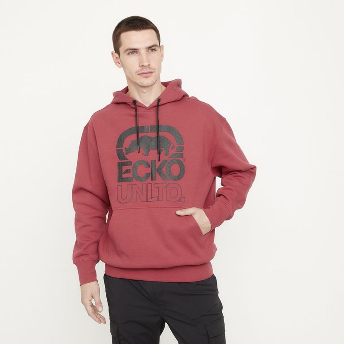 ECKO - Hoodie Hombre con Logo Ecko 