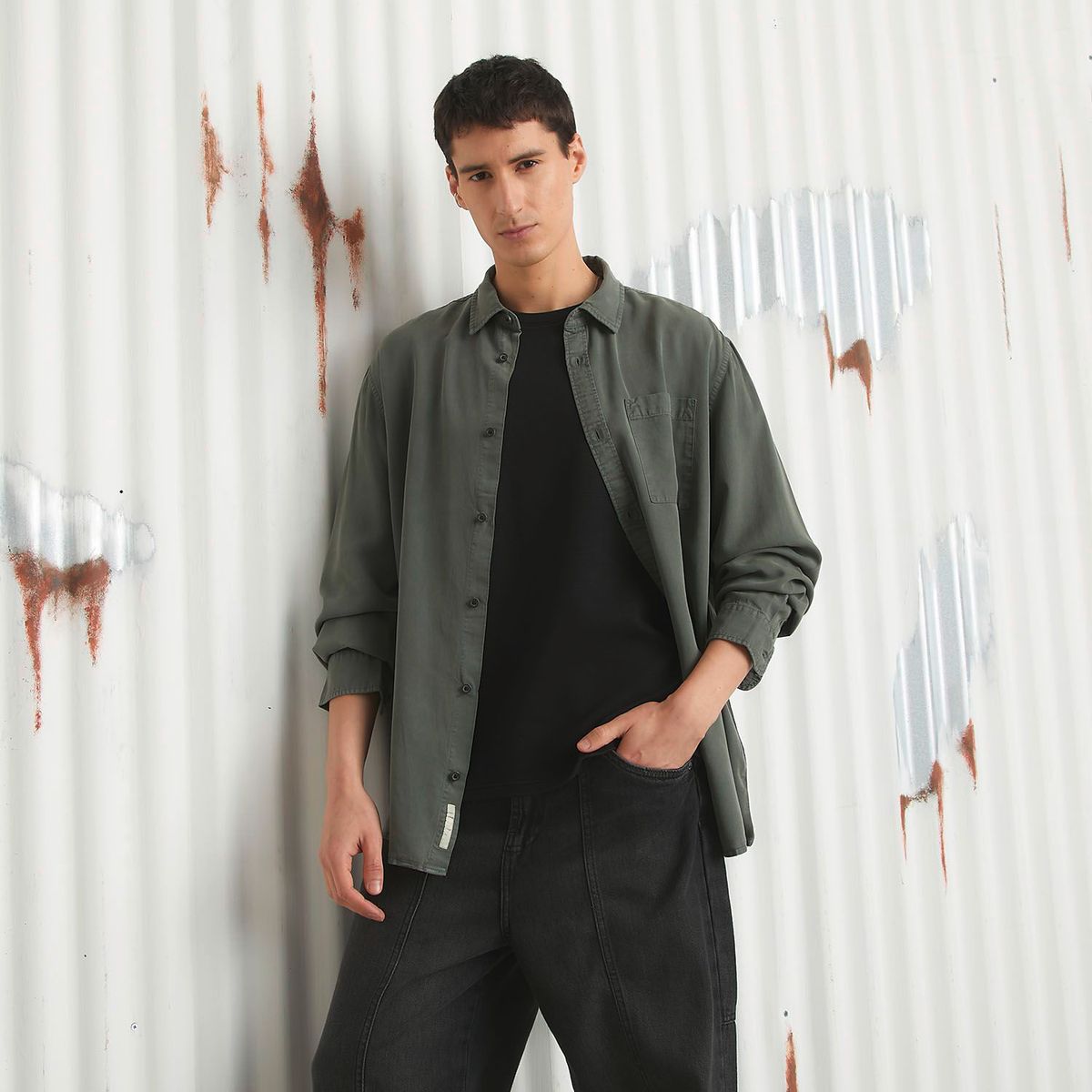 DENIMLAB - Camisa Hombre Manga larga Denimlab