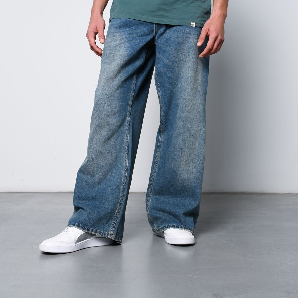 DENIMLAB - Jean 5 Bolsillos Hombre Baggy Denimlab Largo 32