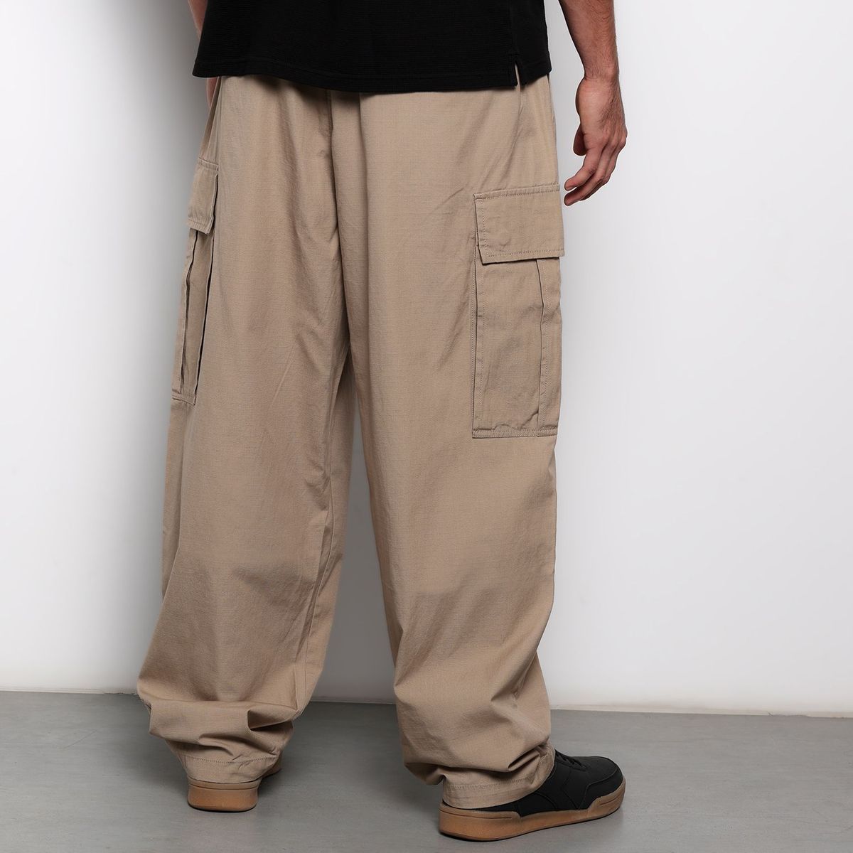 DENIMLAB - Pantalón Cargo Hombre Baggy Denimlab