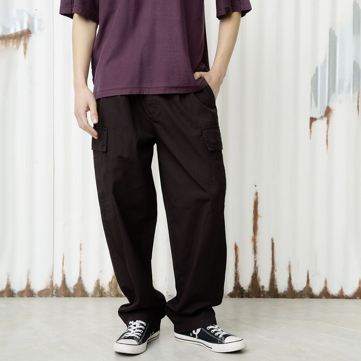 DENIMLAB - Pantalón Cargo Hombre Baggy Denimlab Largo 32