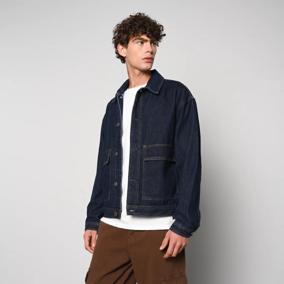 DENIMLAB - Chaqueta de jean Hombre Denimlab