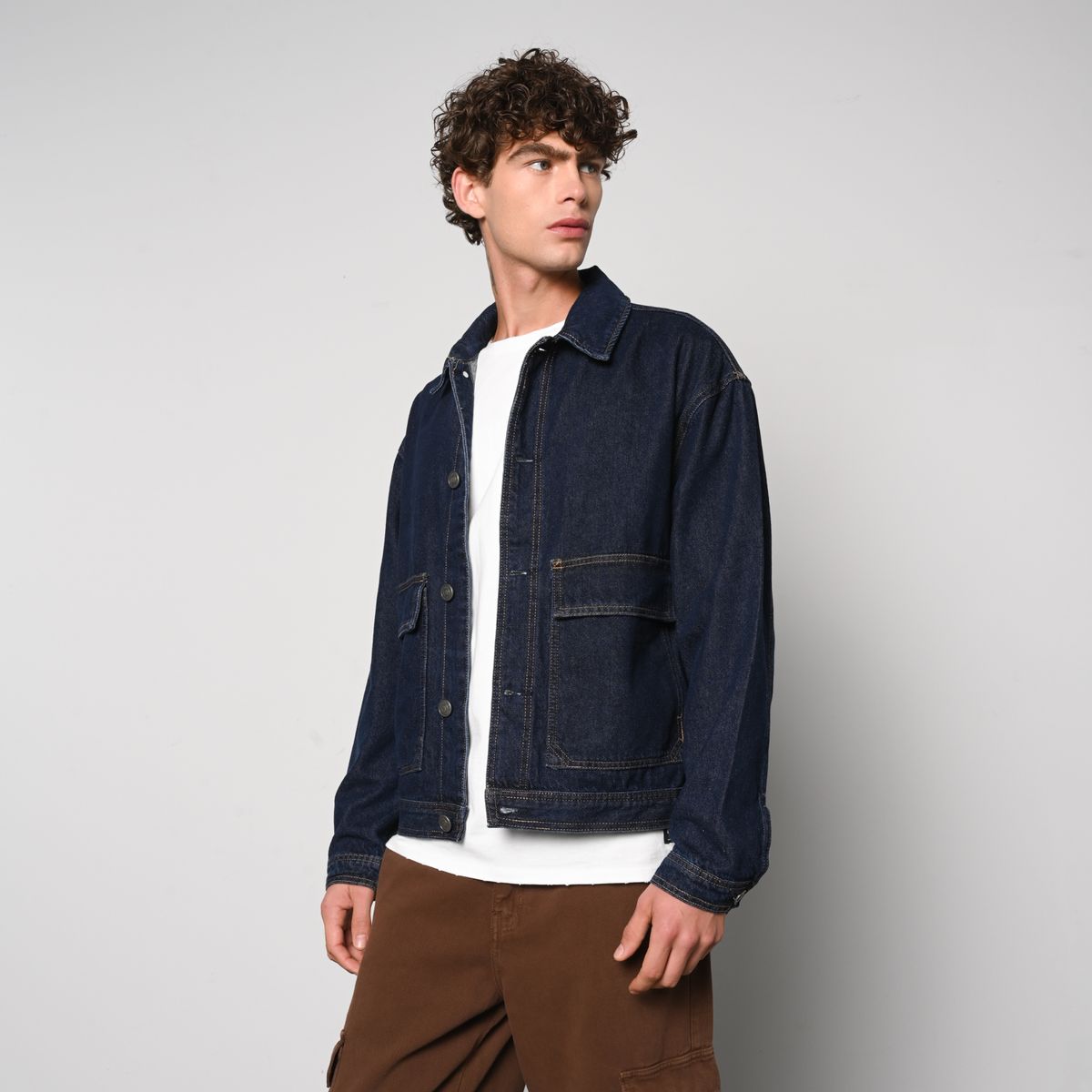 DENIMLAB - Chaqueta de jean Hombre Denimlab