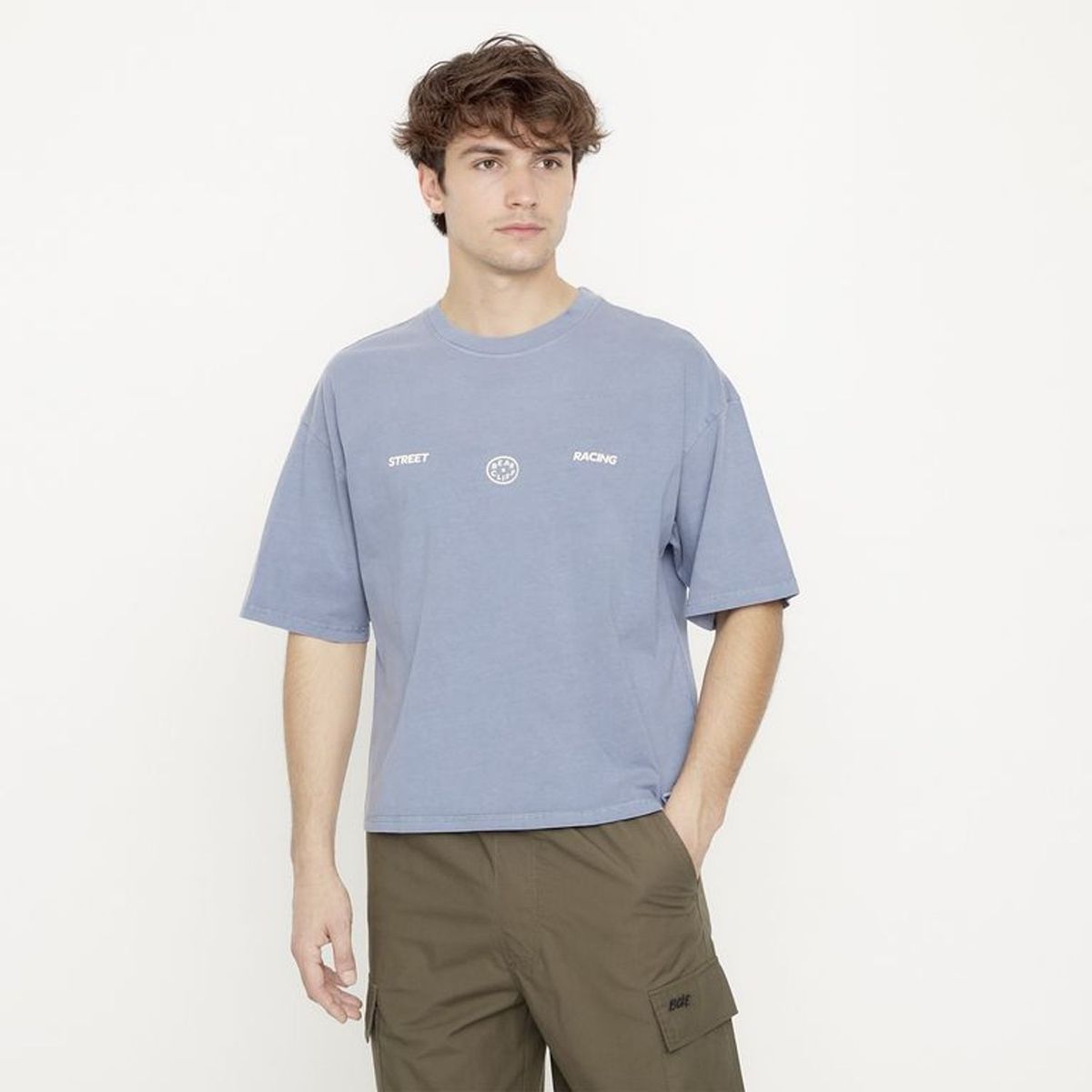 BEARCLIFF - Camiseta Hombre de Algodón Bearcliff