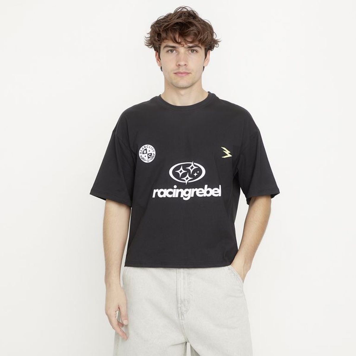 BEARCLIFF - Camiseta Hombre de Algodón Bearcliff 