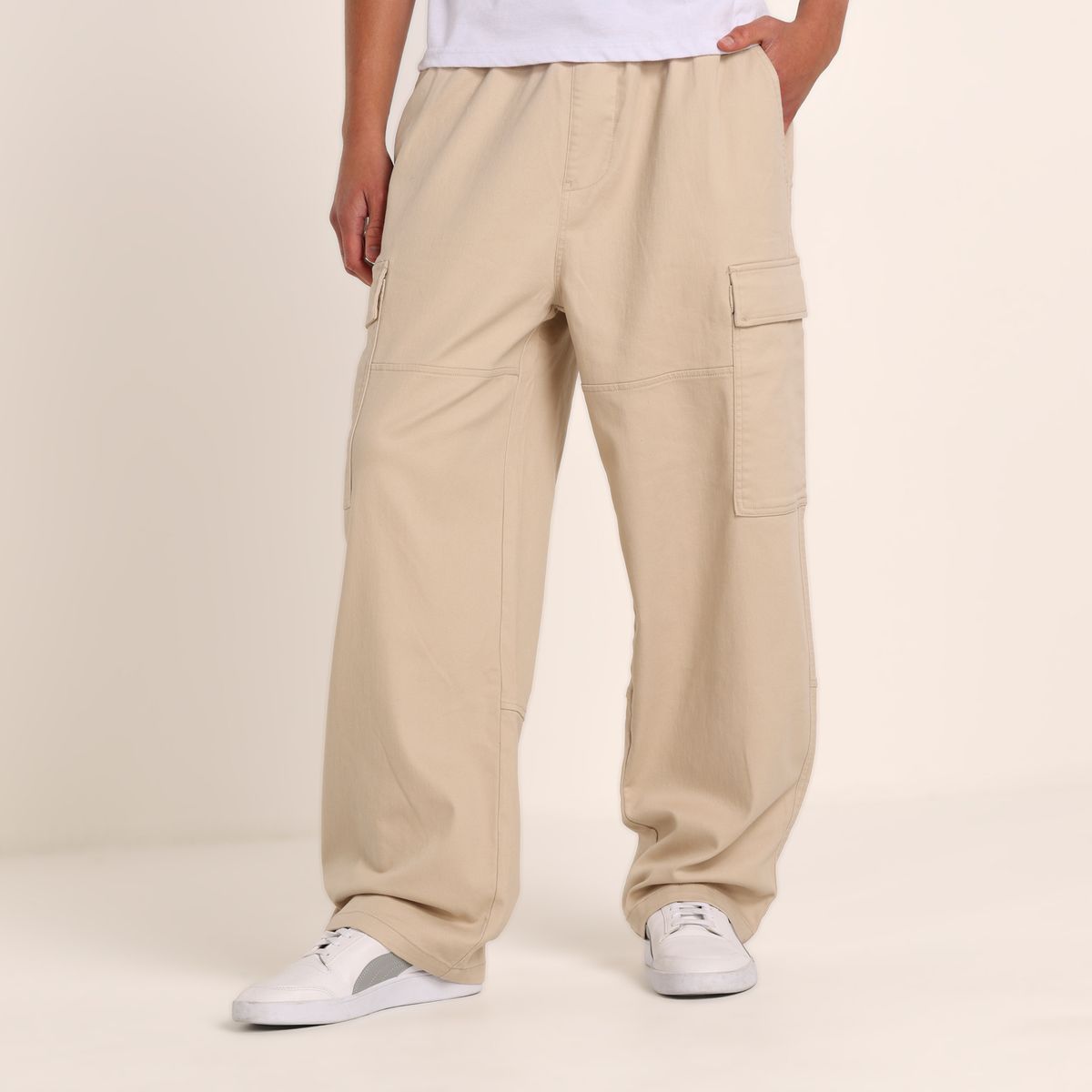 BEARCLIFF - Pantalón cargo Hombre Baggy Bearcliff
