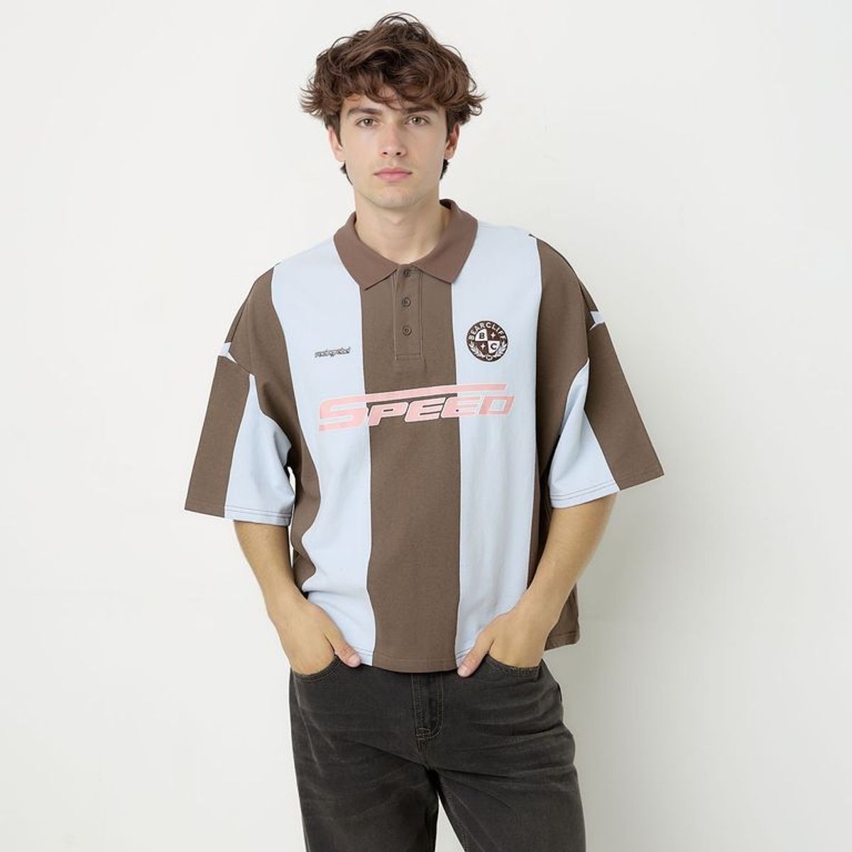 BEARCLIFF - Camiseta Hombre con Estampado de Algodón Bearcliff 
