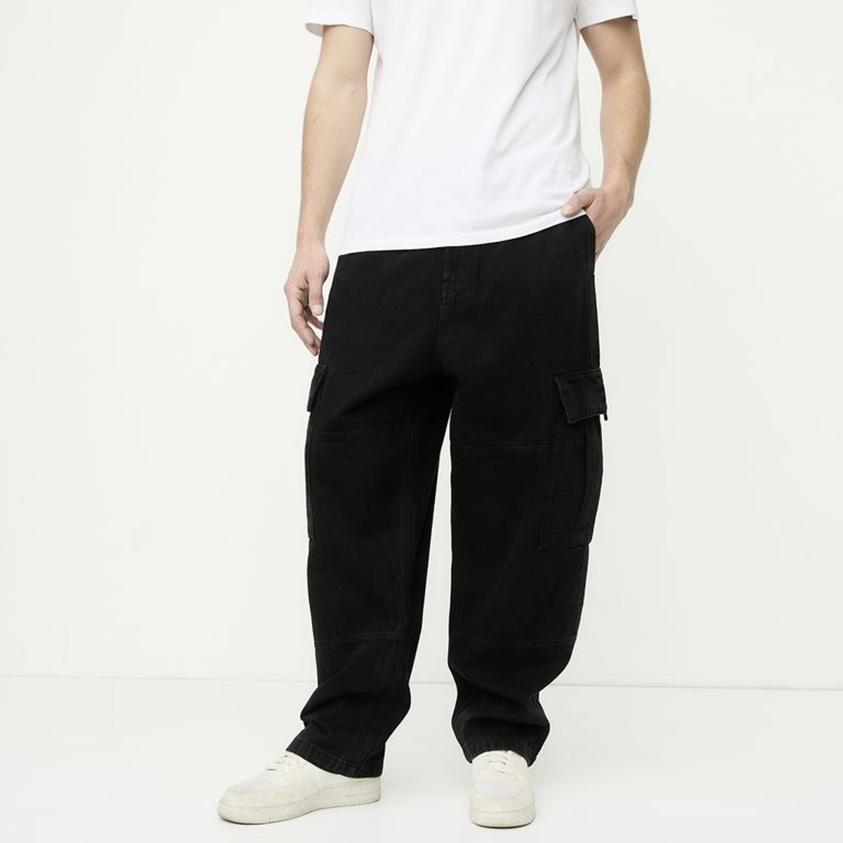 BEARCLIFF - Jean Cargo Hombre Baggy Largo 32 Bearcliff