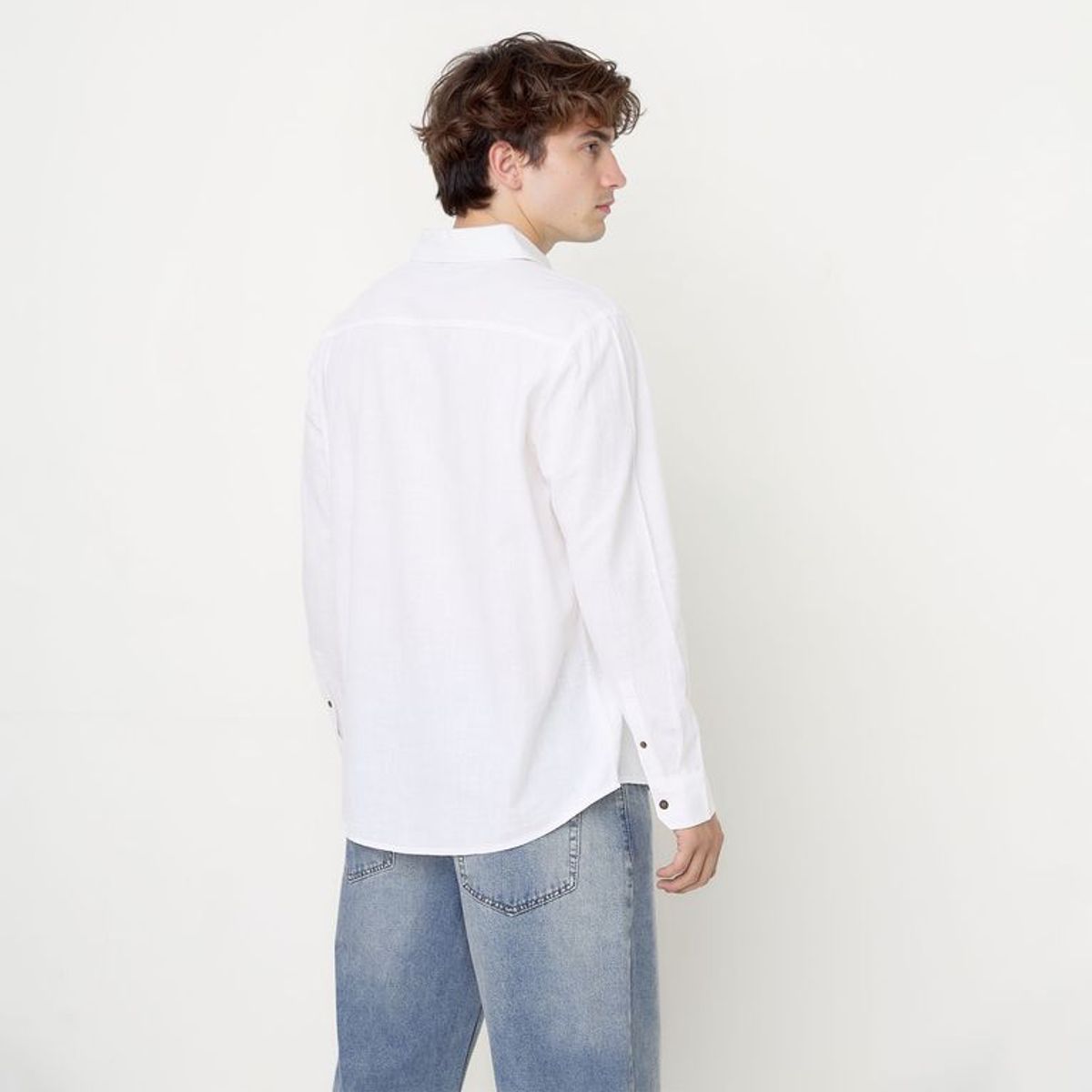 BEARCLIFF - Camisa Hombre Manga larga de Algodón Bearcliff 