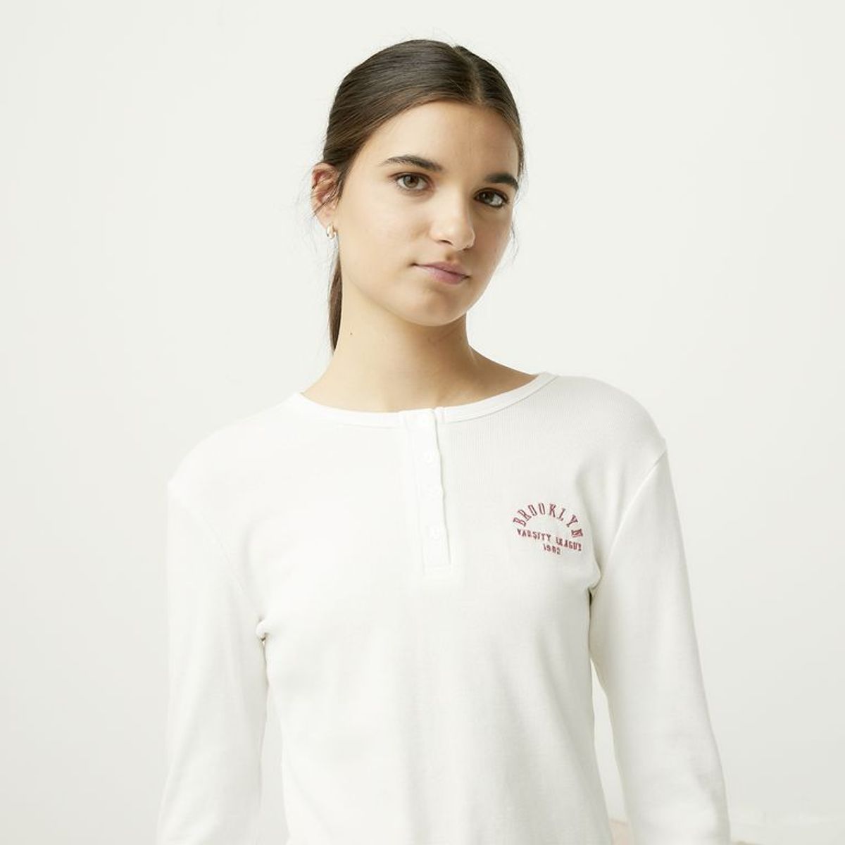 SYBILLA - Pijama completa con pantalón para Mujer Manga larga de Cuadros de Algodón Sybilla