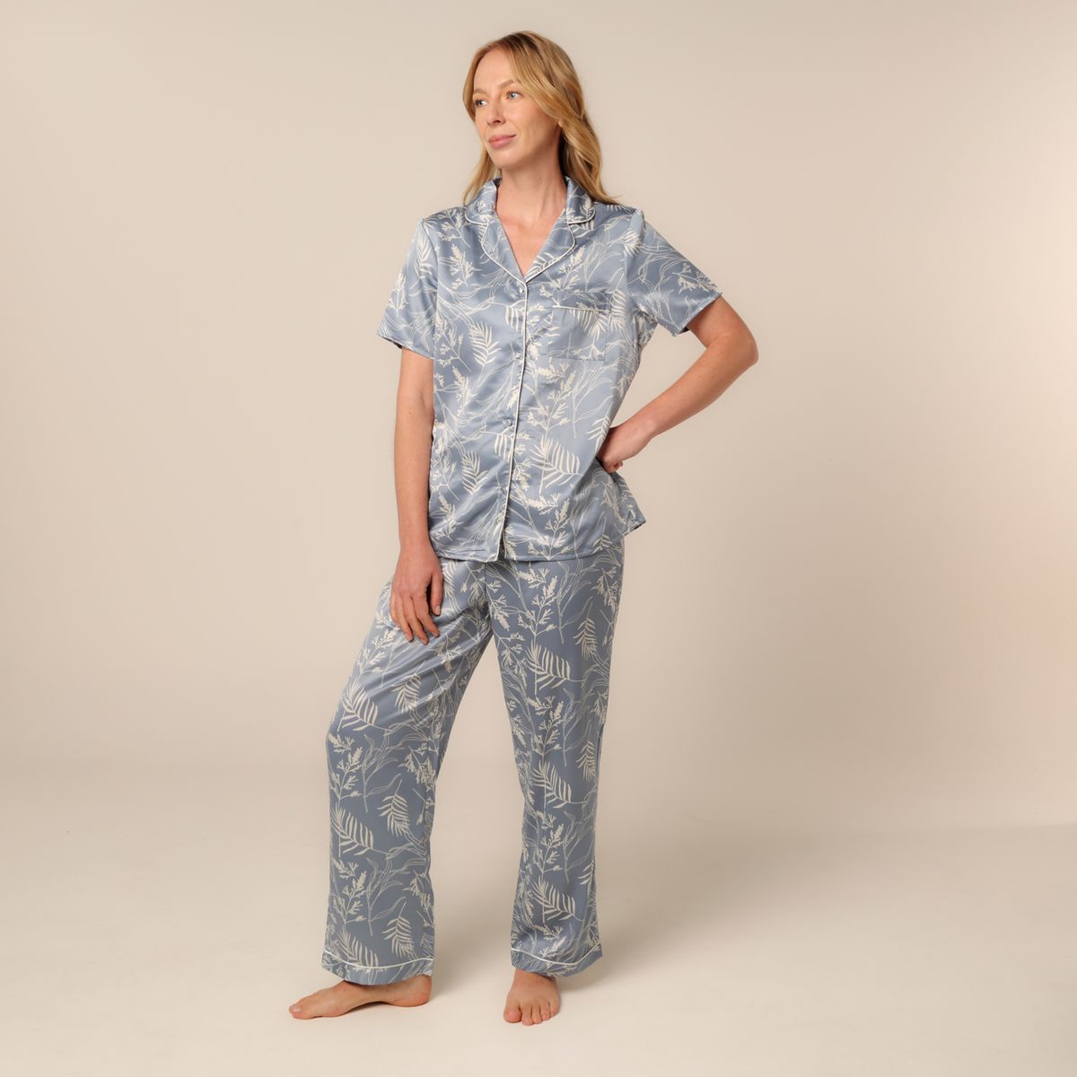 SOUTHLAND - Pijama completa con pantalón para Mujer Manga corta Southland